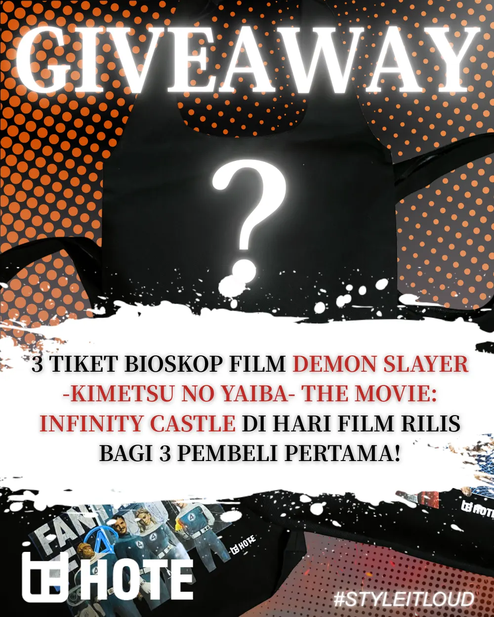 Giveaway tiket bioskop HOTE