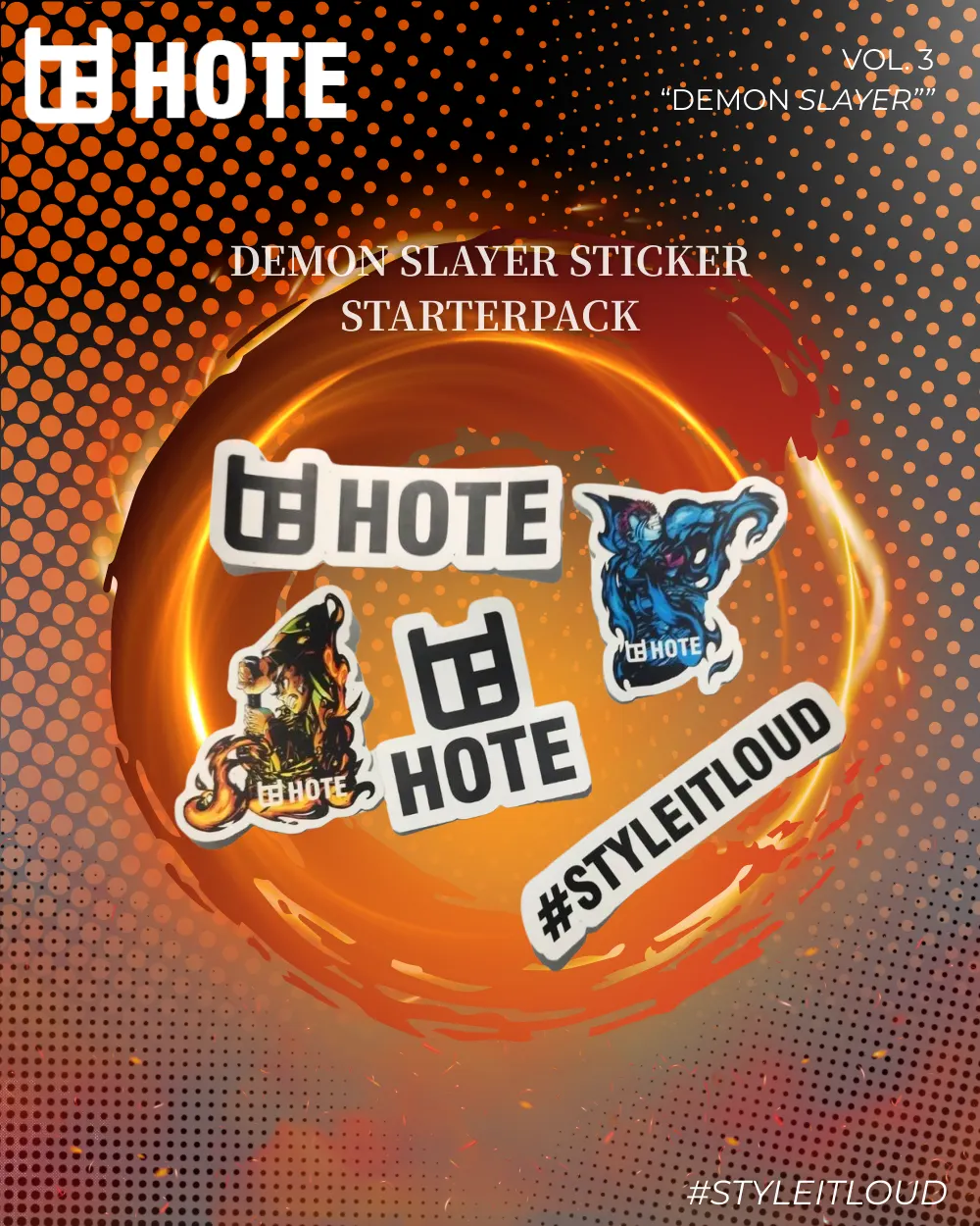 HOTE sticker starterpack