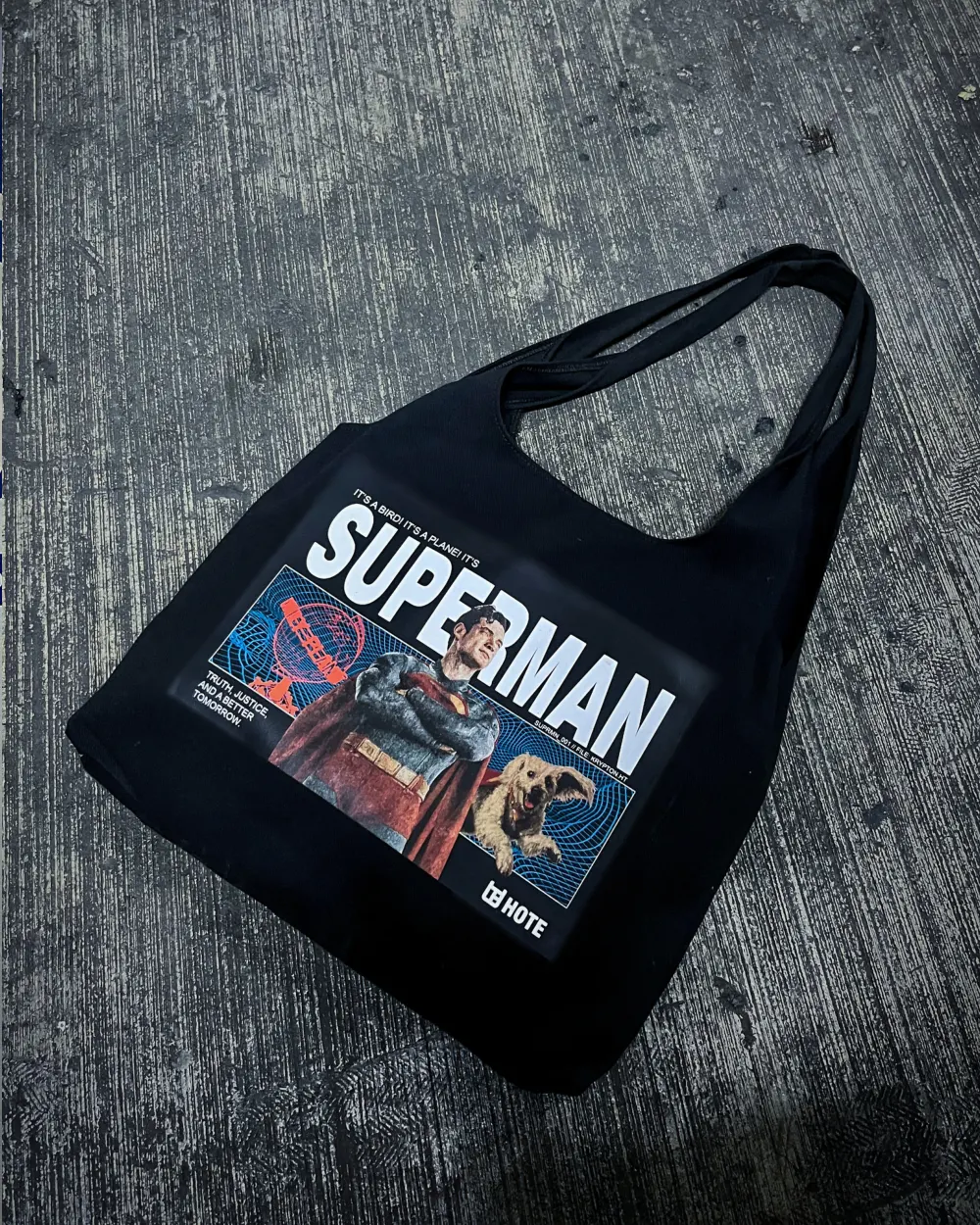HOTEbag Superman close up